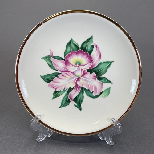 Paden City Modern Orchid Bread and Butter Plate 22K Gold Rim Multiple Available - Picture 6 of 10