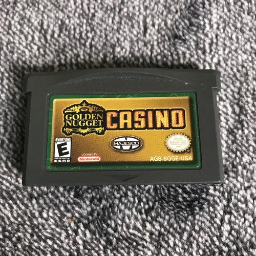 Golden Nugget Casino Nintendo Game Boy Advance Gba 2004 CART