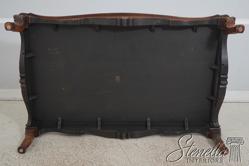 67396: KARGES Large French Louis XV Walnut Coffee Cocktail Table - Picture 13 of 14
