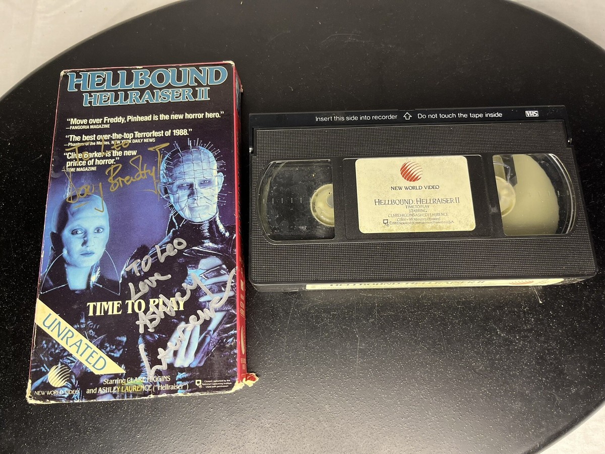 Hellbound: Hellraiser 2 (VHS 1989) Clive Barker Ashley