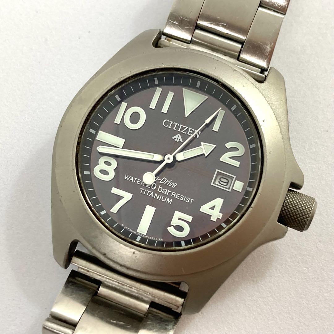 CITIZEN ECO-drive メンズ腕時計 7828-H09971