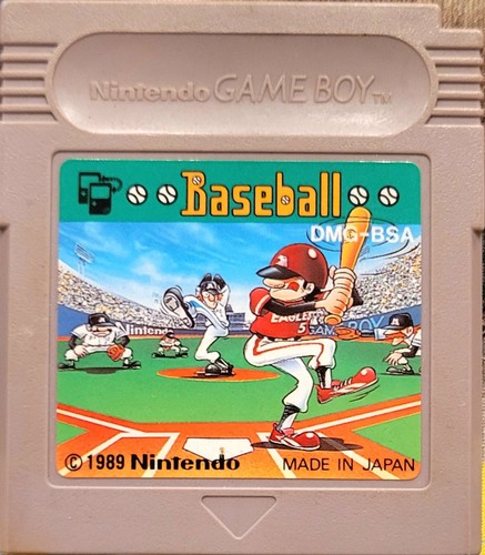 Japanese Baseball Nintendo Game Boy 1989 DMG-BSA Japan Import US Seller - Picture 2 of 3