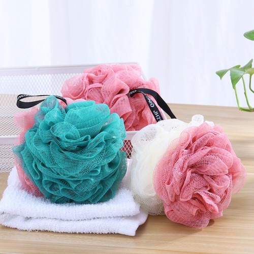 FRCOLOR 5pcs Bath Shower Balls Pouf Loofah Full Lather Exfoliating Mesh Brush - Bild 9 von 9