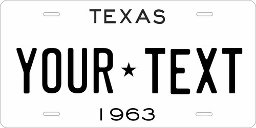 TX State Auto Motorrad personalisierte Nummernschilder Kühlschrankmagnet - Bild 42 von 76