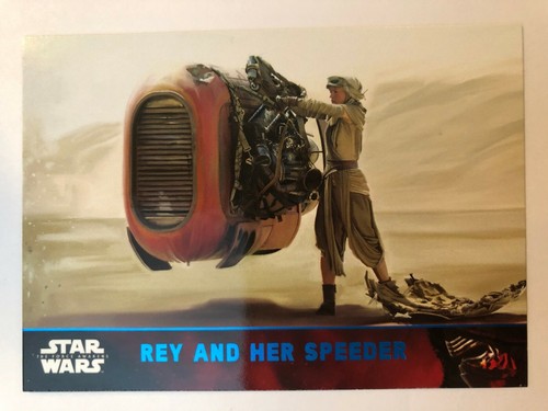 2015 Topps Star Wars: Il risveglio della forza serie 1 SINGOLI BLU *Scegli uno* - Foto 75 di 102