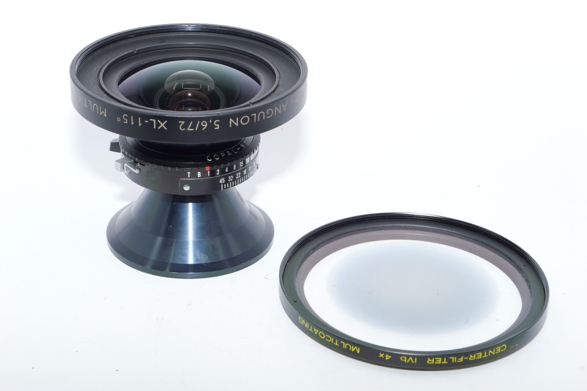 大幅値引シュナイダーSUPER-ANGULON 72mm F5.6 XL-115 Schneider Super-Angulon 72mm f/5.6 XL-115* MC Lens. Copal 0