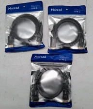 3 Moread DisplayPort to DisplayPort Cable, 6 Feet,Gold-Plated Display Port Cable