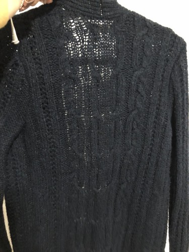 Hollister Open Front Cardigan Pullover Damen XS Strick Langarm Blau - Bild 8 von 11