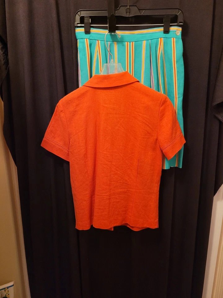 Pantalones cortos para mujer Susan Bristol talla 2 y top pequeño informal de esquina talla P Foto 2 de 4