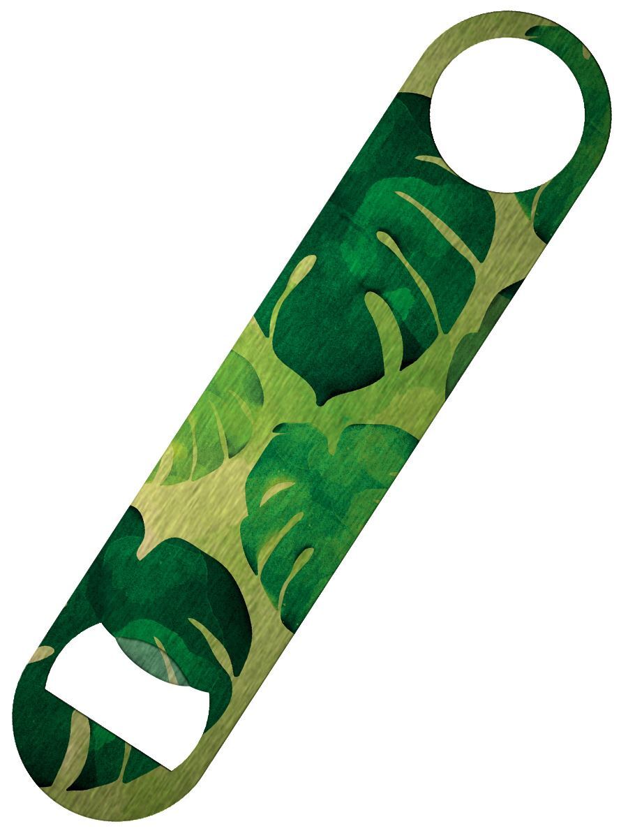 Bottle Opener Monstera Leaf Bar Blade 18x4cm