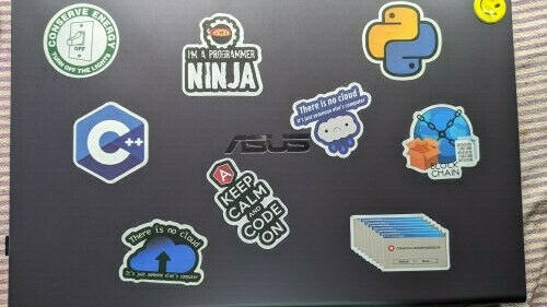 50 Pcs/Pack Programmers Hackers Linux Python Stickers For Laptop PC Sticker Bomb - Picture 9 of 10
