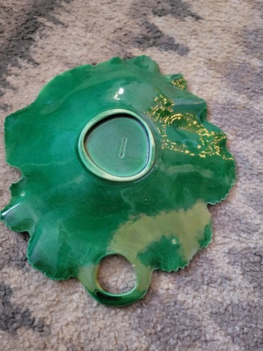 Magnificent Large Double Leaf Majolica Dish by Copeland Spode; Ca. 1850 - Picture 2 of 3