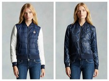 NEW TRUE RELIGION JEANS 399 ACE ICE COLOR BLOCK PUFFER REVERSIBLE JACKET SZ XS