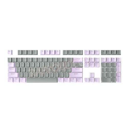 Multi-color Doubleshot Black 104 Keycaps set for Cherry MX Mechanical Keyboards - Picture 19 of 34