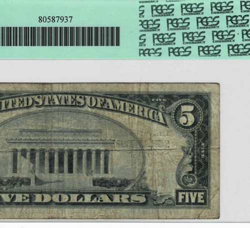1929 $5 National Bank Note-(Scranton,PA) Very Scarce-1 of 2-- Finest known! - Picture 6 of 6