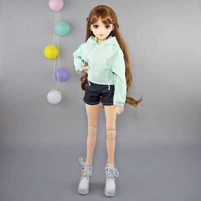 Full Set 60cm BJD Puppe 1/3 Bewegliche Gelenk SD Puppen DIY Mit Full Set Outfits