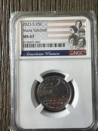 2023 S Maria Tallchief Quarter NGC MS67