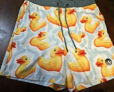 NWT Men's Neff Rubber Duck Swim Shorts - Small, Medium,  Large