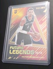 🔥 Rare /10 🔥 2023-24 Recon Victor Wembanyama - Future Legends Gold 3/10 #'d