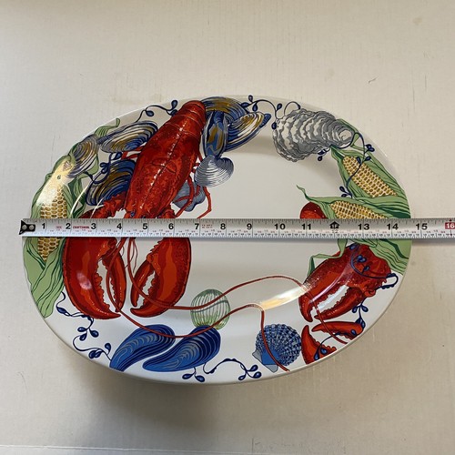 SEAFOOD FEST HUMMERFEST GROSSE HUMMERPLATTE - YOUNGBERG & CO 15" FAST NEUWERTIG - Bild 5 von 7