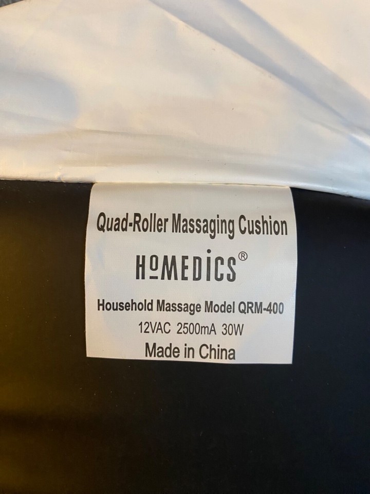 HoMedics QRM400 Therapist Select Shiatsu + Rolling Quad Roller