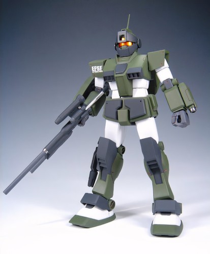 RARE! B-CLUB 1/144 GM Sniper Custom Resin Conversion Kit for BANDAI HG RGM-79 GM - Picture 5 of 5