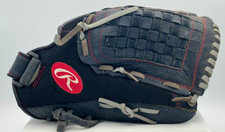 Rawlings R130BGS Soft Baseball Glove Black Mesh/Leather - Renegade - 13" RTH