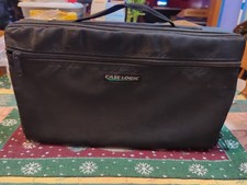 Vtg Case Logic 30 Cassette Tape Nylon Soft Sided Storage Carrying Case Black