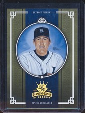 Justin Verlander 2005 Donruss Diamond Kings 265 Gold RC Rookie 2/25