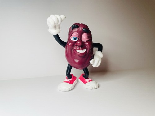 Vintage 1988 California Raisin Figurine Winking Dancing Raisins Collectible Toy - Picture 5 of 10