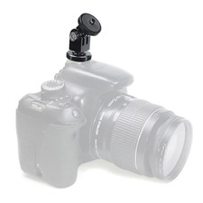 New 1/4 Screw 360 Rotatable Cold Shoe Mounting Bracket For GoPro Camera