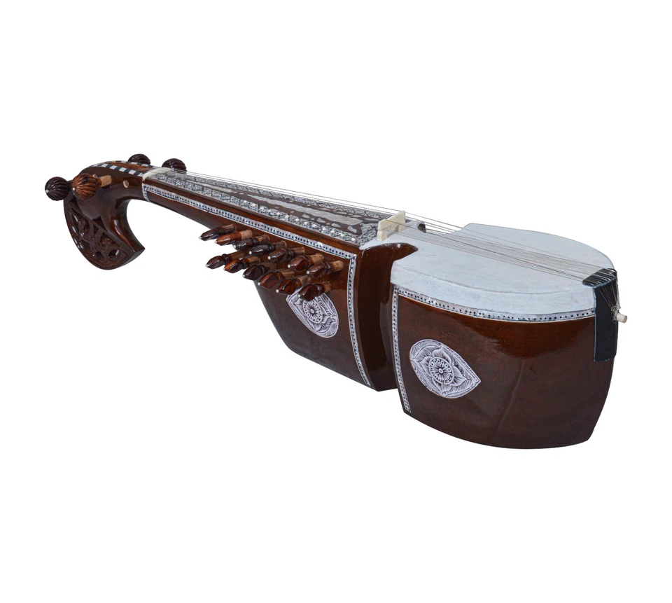 手工制作印度阿富汗拉巴布民谣和经典乐器 Rubab — 第 3/4 张图片