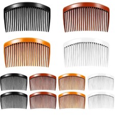 Chuangdi 12 Pieces French Side Hair Twist Comb Plastic Decorative Hair Comb for