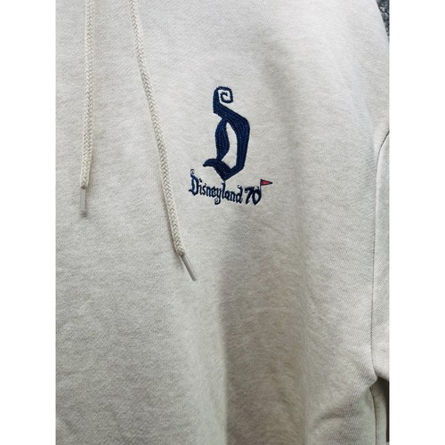 Disneyland 70th Anniversary Celebration Tan Map Pull Over Hoodie Small 2025 New - Picture 3 of 9