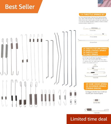 #ad #ad 36 Pack Throttle Springs Kit for Honda Briggs Stratton Engine Return Linkage $18.99