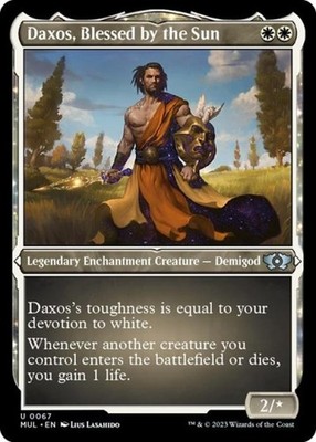 Daxos, Blessed by the Sun (Foil Etched) - NM Foil U :
