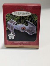 Hallmark 1999 Star Wars Darth Vader Tie Fighter Vintage Christmas Ornament