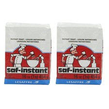 Saf Instant Yeast, 1 Pound Pouch 2-Pack 16 Ounce Pack of 2
