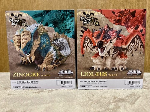 Monster Hunter Bandai Namco Zin Ogre & Rios Set Figure Collectible Used - Picture 2 of 2
