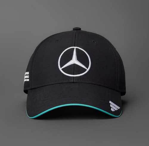 Mercedes AMG 2025 F1 Team Baseball Cap by adidas - Black - Picture 3 of 11