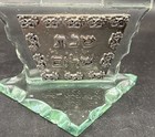 Karshi Silver Plated And Cut Glass Shabbat Candleholder Ornate Design Israel — photo 4