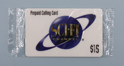 Rare SCI-FI Channel Expired Prepaid Calling Phone Card MCI Factory Sealed 1990's