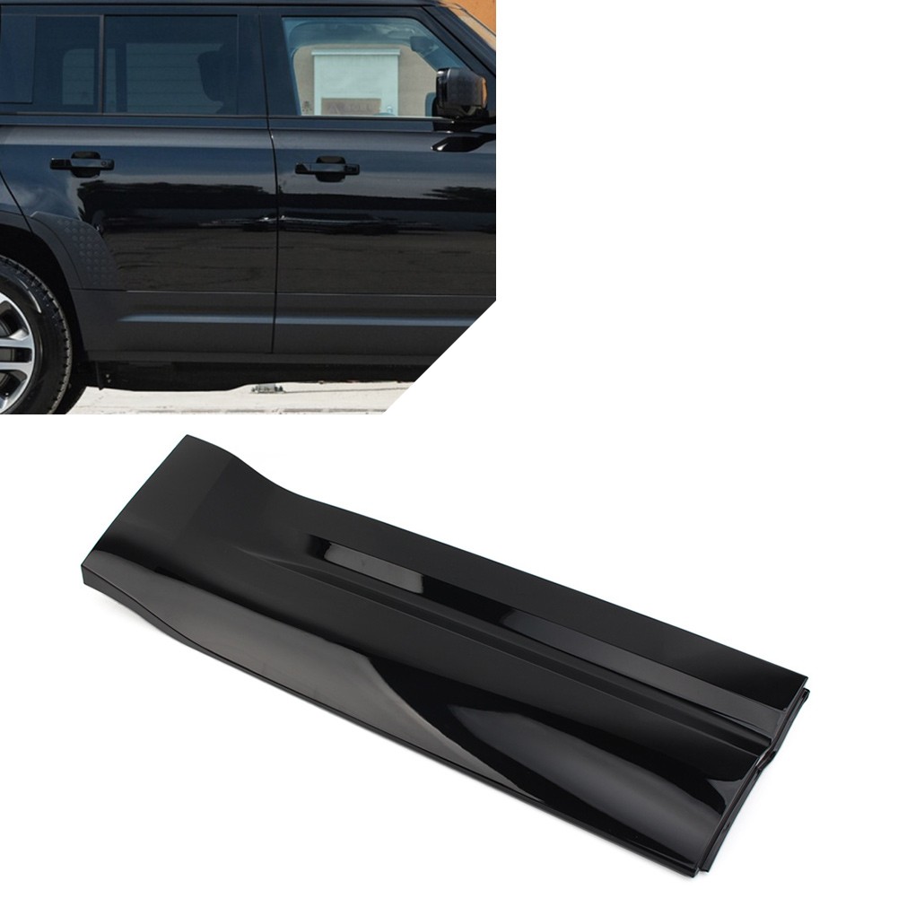 Rear Door Exterior Lower Moulding Trim For Land Rover Defender 2019-2022 Black