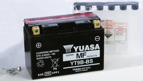 Batería sin mantenimiento Yuasa - YT9B-BS motocicleta ATV/UTV bicicleta de calle PWC Foto 3 de 4