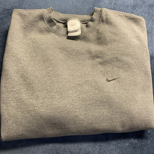 Vintage Nike crewneck sweatshirt color Charcoal, Grey size XXL