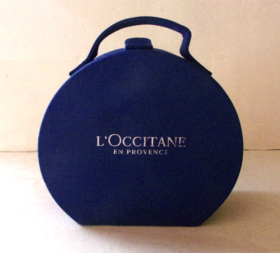 L'OCCITANE EN PROVENCE Tragebox leere Geschenkebox in blau 17 x 7 x 15 cm