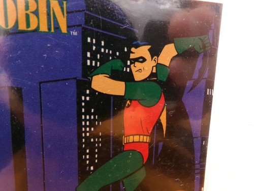 COOL SPECIAL DEAL BATMAN TRADING CARDS FEATURING ROBIN & VINTAGE ACTION FIGURE - Picture 10 of 13