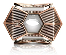 Luxury Stainless Steel Double Blade Guillotine Cigar Cutter One Touch Design