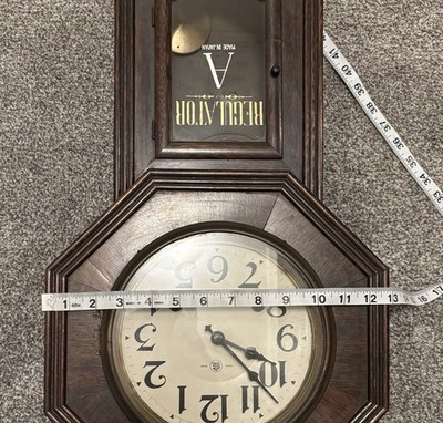 REGULATOR Aichi Tokei Denki K.K. 8 Day-Spring Wall Clock Early