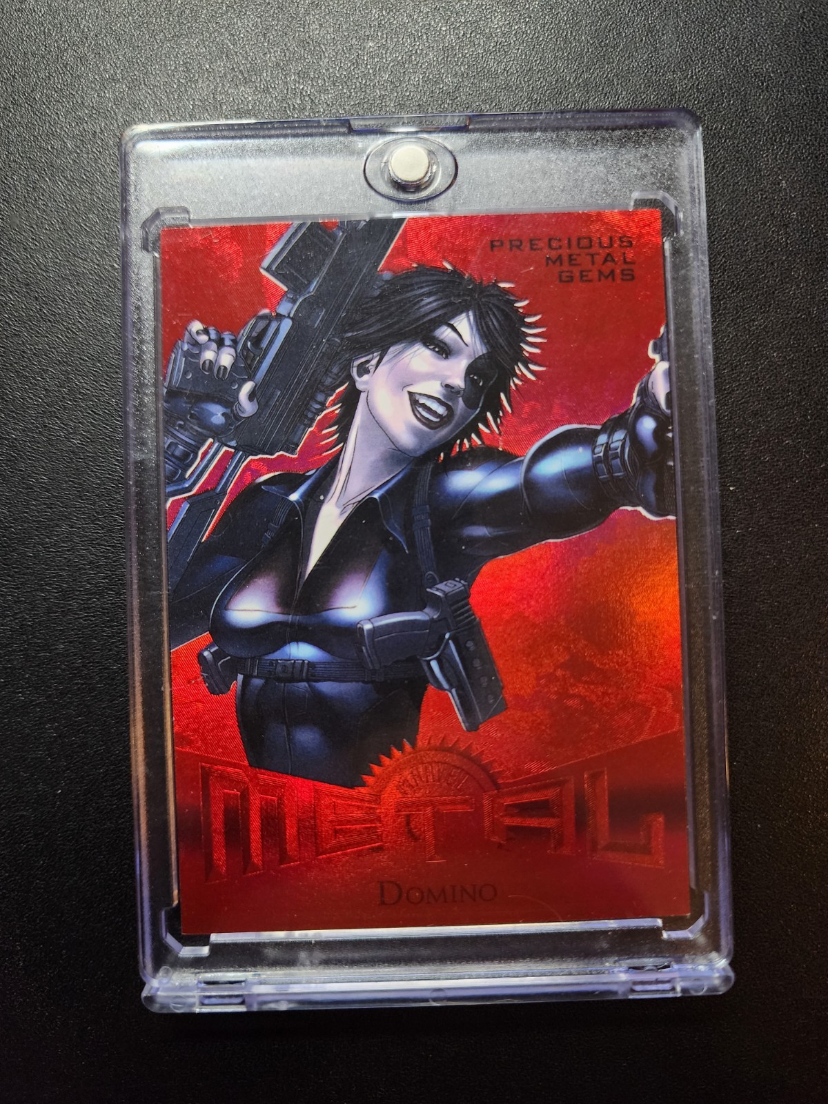 2013 Marvel Fleer Retro - Precious Metal Gems Red PMG - Domino 86/100 Ungraded